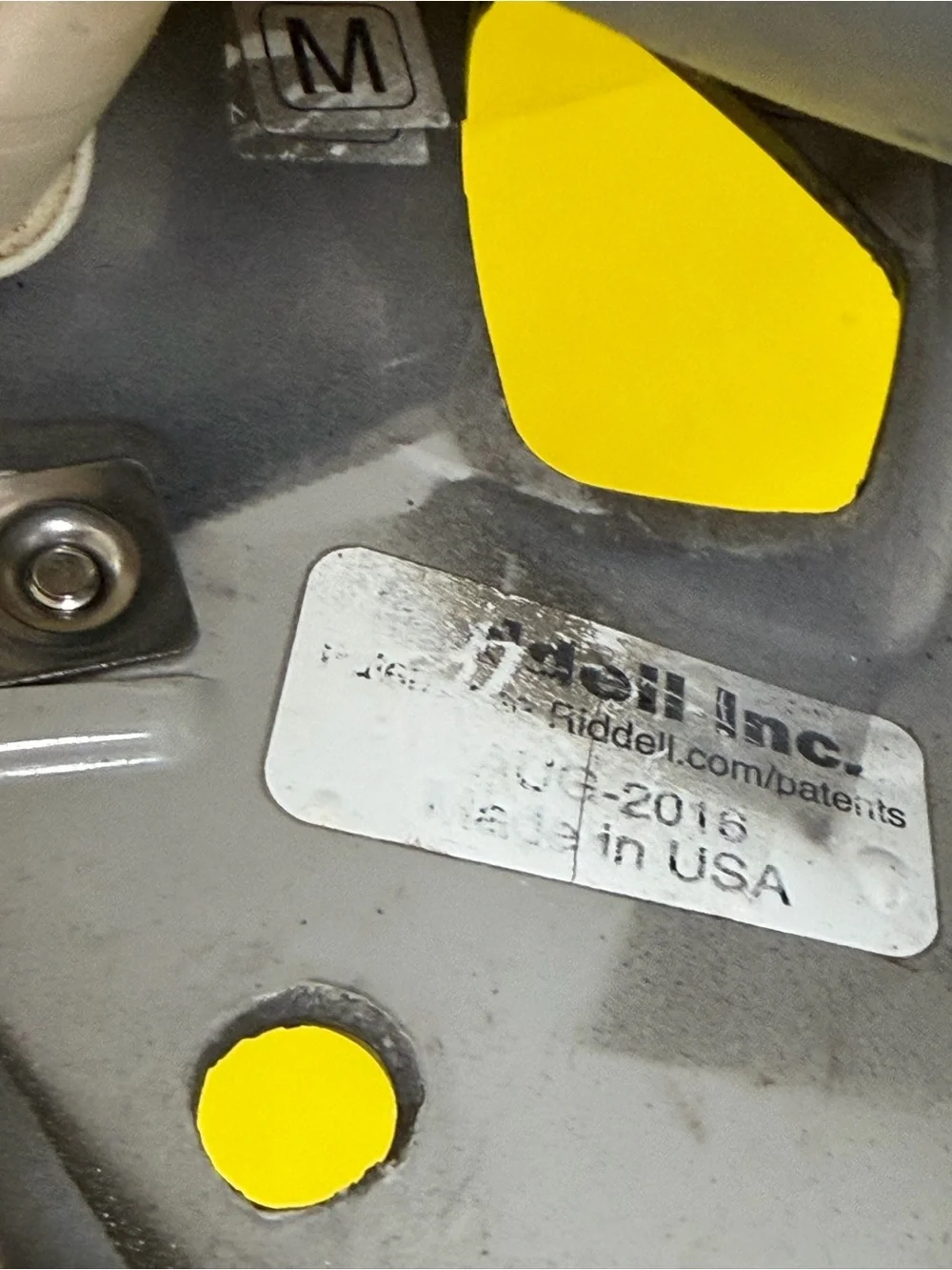 Riddell Speed Football Medium 2016 Nocsae Recertified 2019 W Facemask